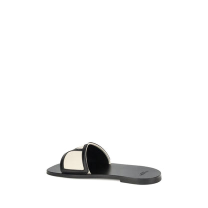 Valentino Garavani Multicolor Calf Leather Bos Taurus Sandals