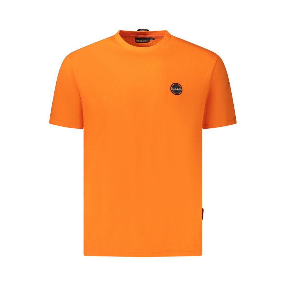 Napapijri Orange Cotton T-Shirt