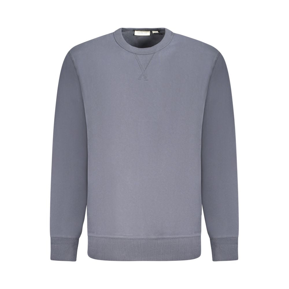 Calvin Klein Blue Cotton Sweatshirt