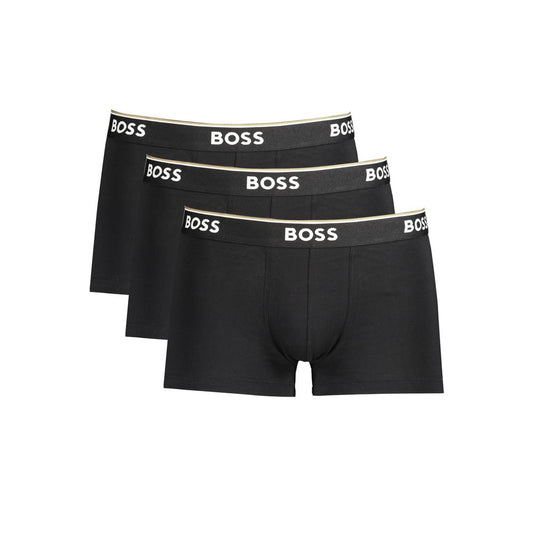 Hugo Boss Black Cotton Men Boxer Underwear Pack BO-35729-S