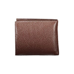 Tommy Hilfiger Elegant Brown Leather Bifold Wallet TO-27173