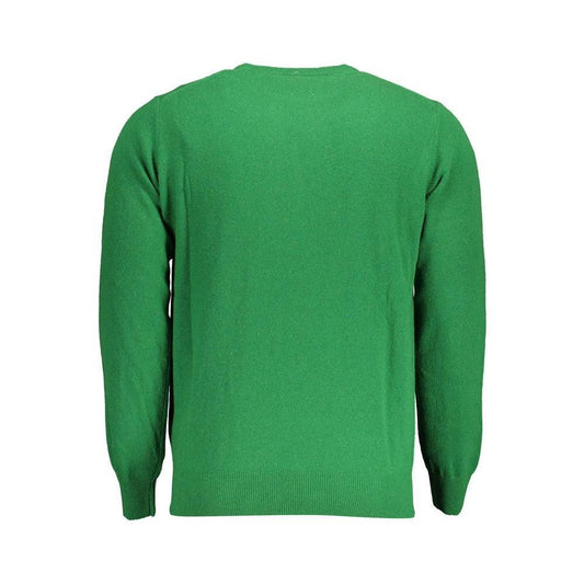 North Sails Green Wool Men Sweater NO-37109-S