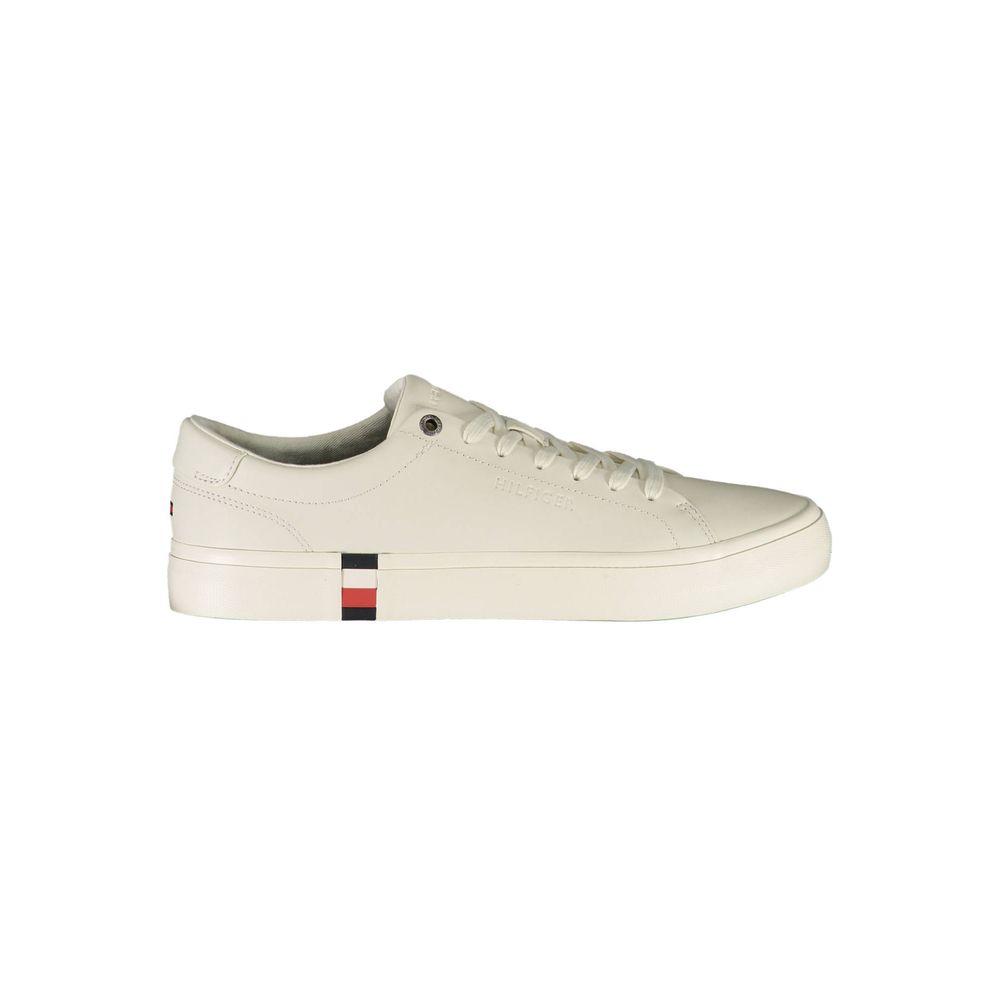 Tommy Hilfiger White Polyester Sneaker