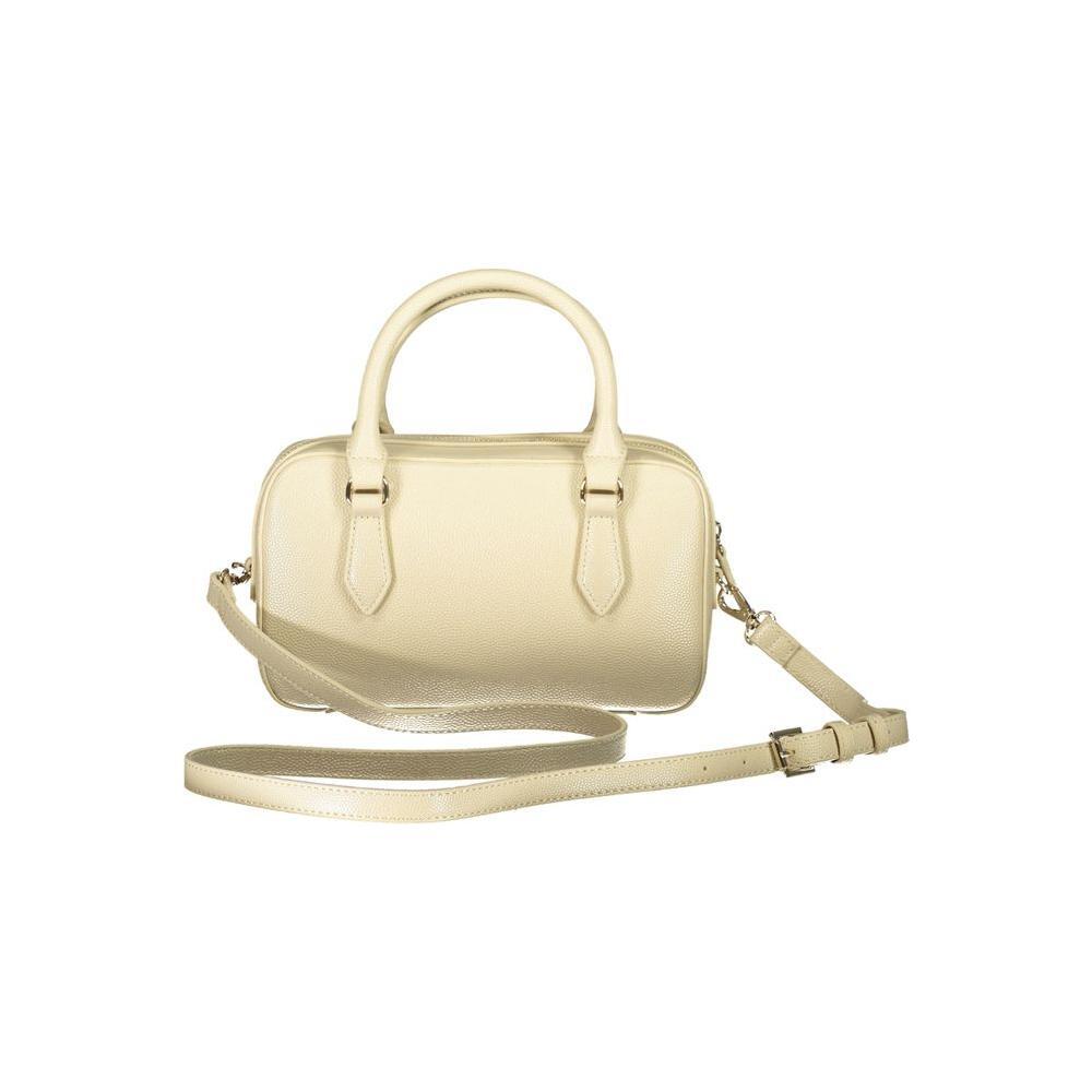 Front view with bag zipped and handles upright.