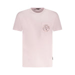 Napapijri Pink Cotton Men T-Shirt NA-38633-XL