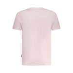 Napapijri Pink Cotton Men T-Shirt NA-38633-XL