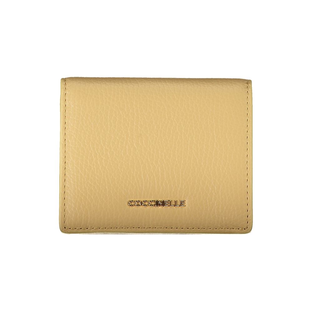 Coccinelle Beige Leather Women Wallet