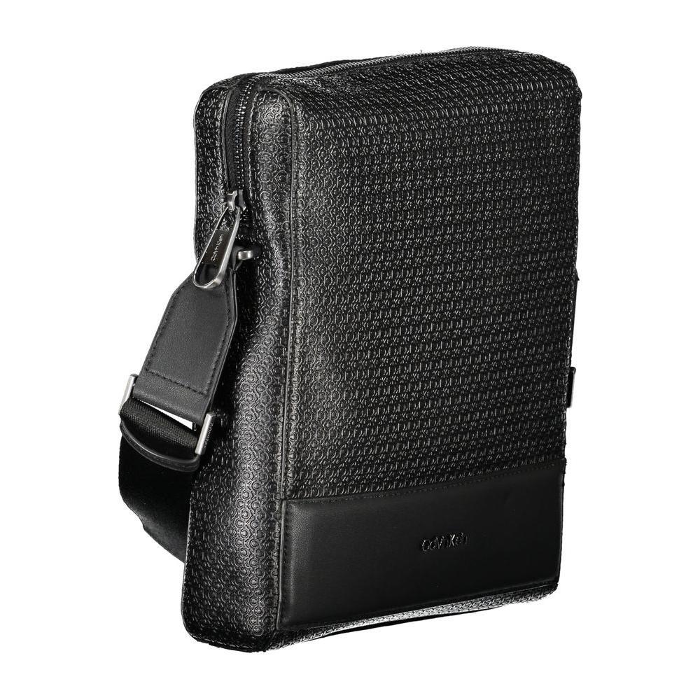 Calvin Klein Eco-Friendly Sleek Black Shoulder Bag CA-27499