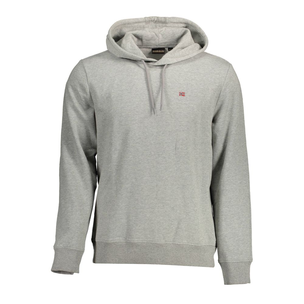 Napapijri Gray Cotton Sweatshirt