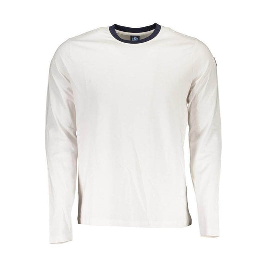 North Sails White Cotton Men T-Shirt