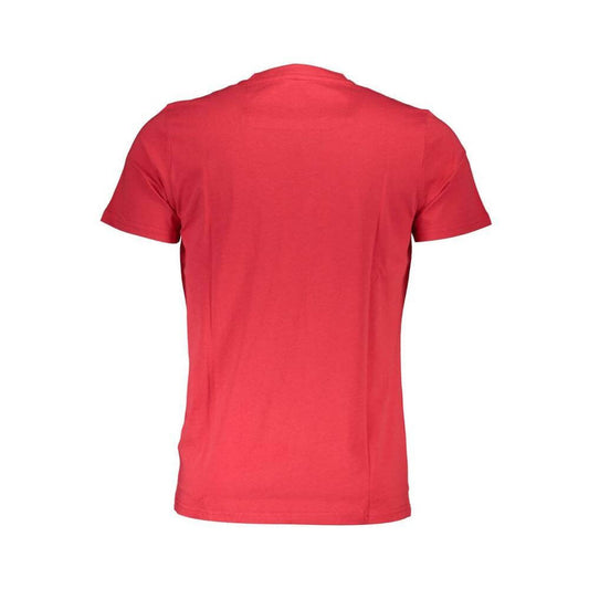 Cavalli Class Red Cotton Men T-Shirt