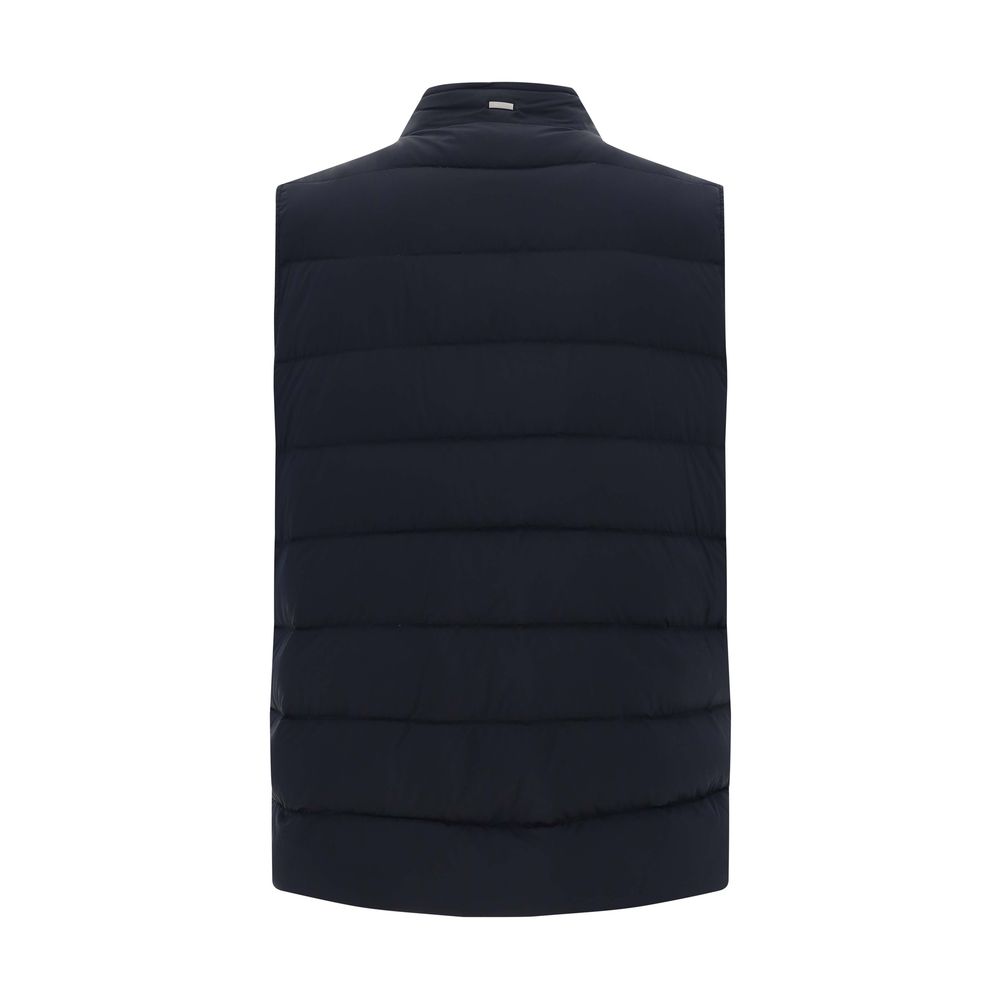 Herno Black Polyamide Sleveless Jacket