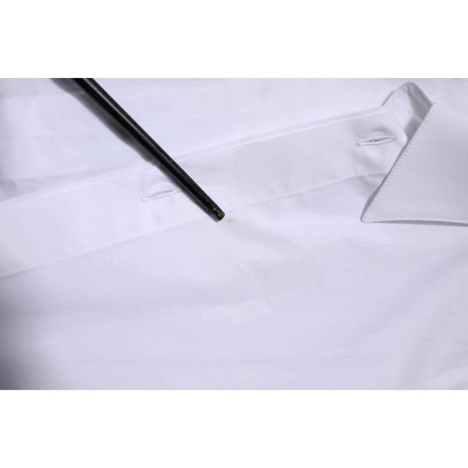 Dolce & Gabbana White Cotton GOLD Long Sleeves Formal Shirt