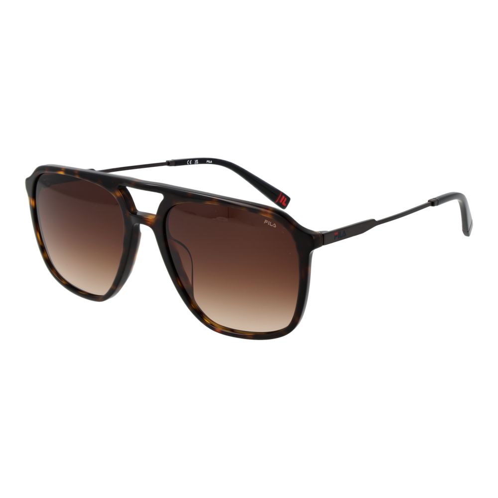 Fila Brown Cellulose Acetate Sunglasses
