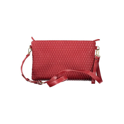 Mario Valentino Red Polyethylene Women Handbag