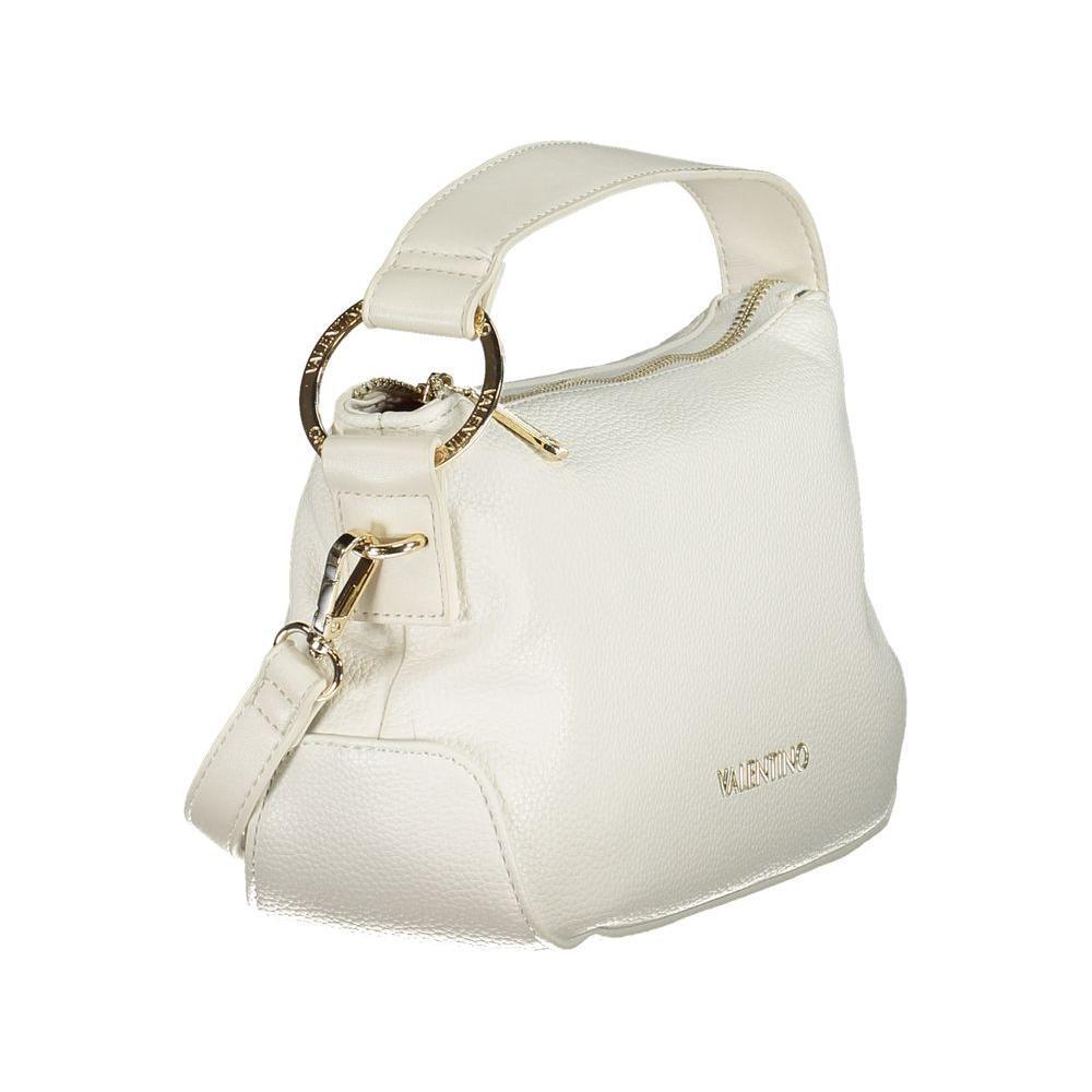 Front view with bag zipped and handles upright.