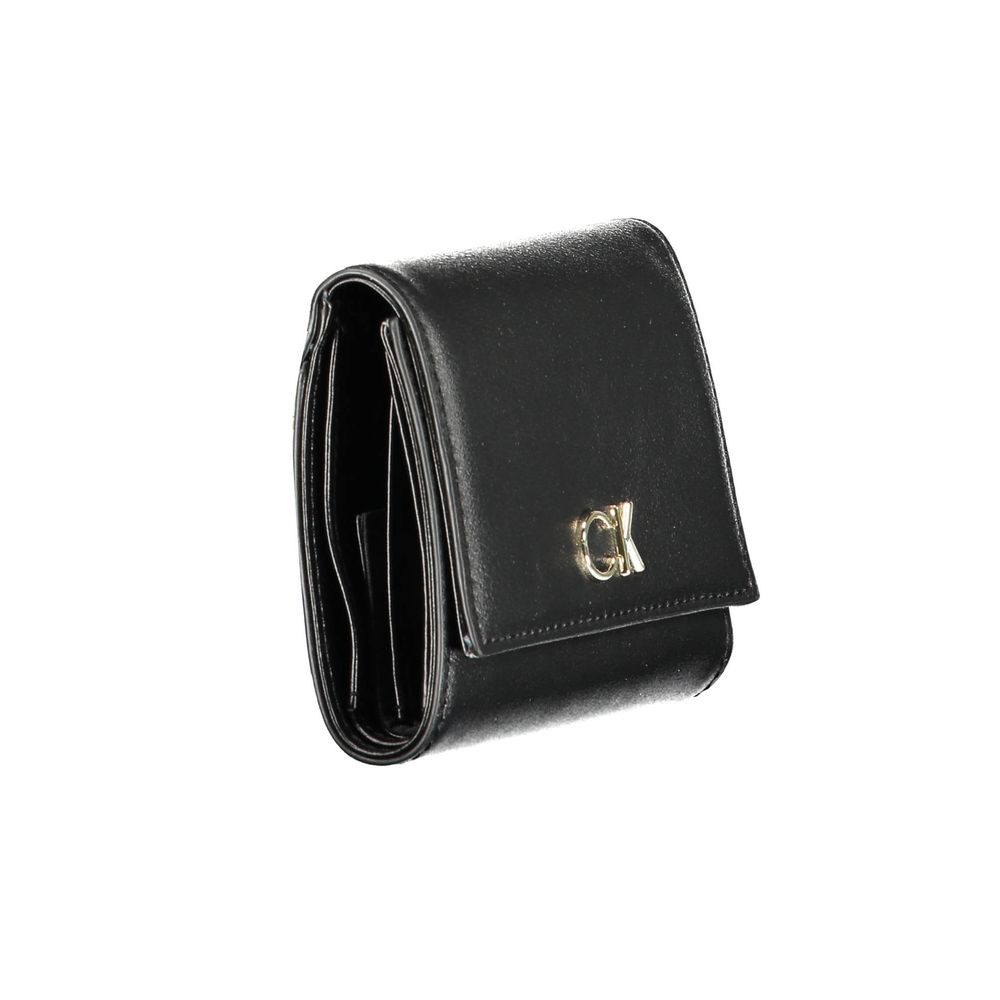 Calvin Klein Black Polyester Women Wallet