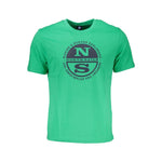 North Sails Green Cotton T-Shirt NO-27290-S