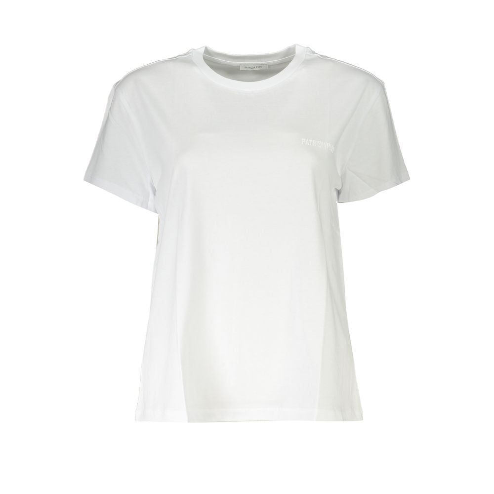 Patrizia Pepe White Cotton T-Shirt