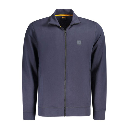 Hugo Boss Blue Cotton Sweater BO-35771-S