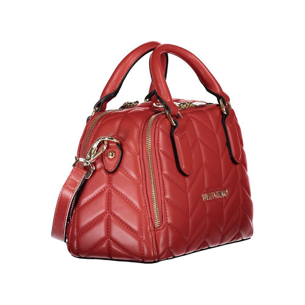 Front view with bag zipped and handles upright.
