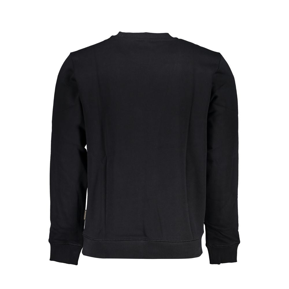 Napapijri Black Cotton Men Sweater NA-25322-S