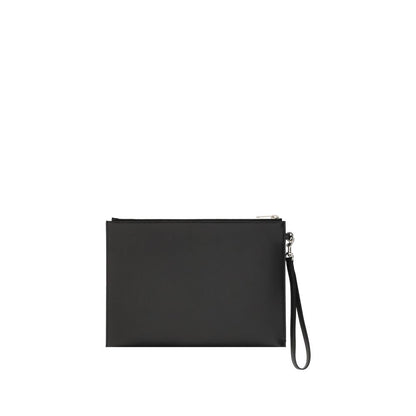 Saint Laurent Black Calf Leather Bos Taurus False