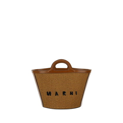 Marni Brown Cotton Shoulder Bag 1728,72470364320,Bags,Brown,Marni,New with tags,Shoulder Bags - Bags,Women