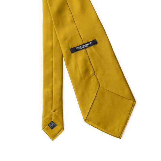 Dolce & Gabbana Yellow Silk Ties & Bowty DO&-824766920048047