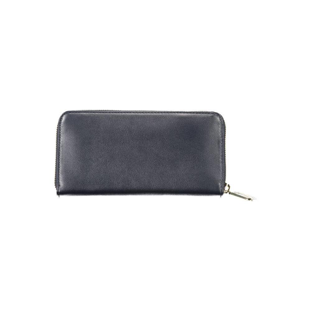 Tommy Hilfiger Blue Leather Women Wallet TO-8694