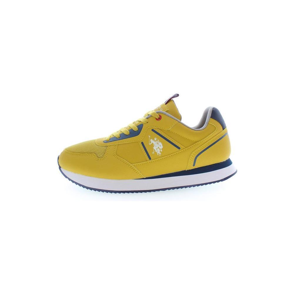 U.S. POLO ASSN. Yellow Polyester Men Sneaker US-36936-EU44/US11