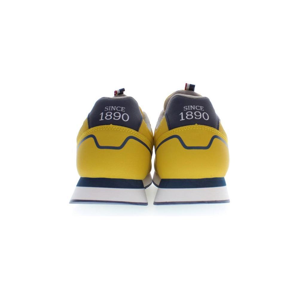 U.S. POLO ASSN. Yellow Polyester Men Sneaker US-36936-EU44/US11