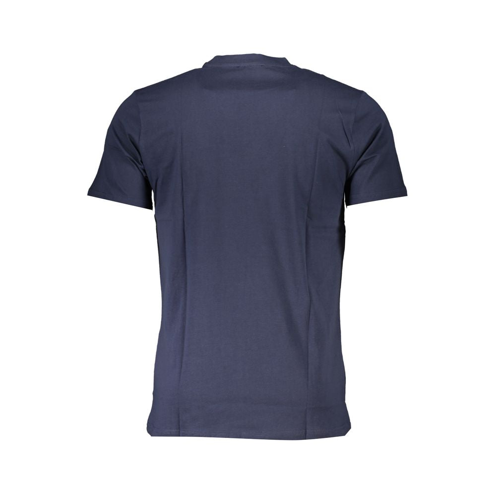 Cavalli Class Blue Cotton T-Shirt CA-26754-L