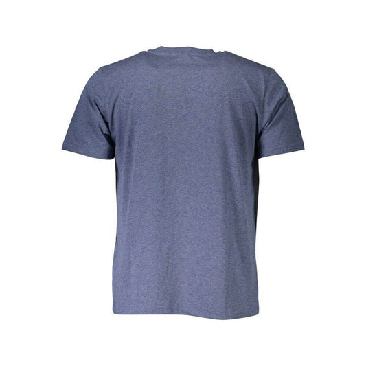 North Sails Blue Cotton Men T-Shirt NO-37923-M