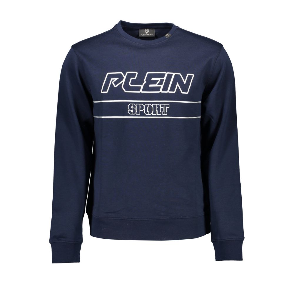 Plein Sport Blue Cotton Sweatshirt