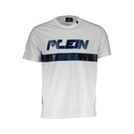 Plein Sport White Cotton Men T-Shirt PL-10247-S