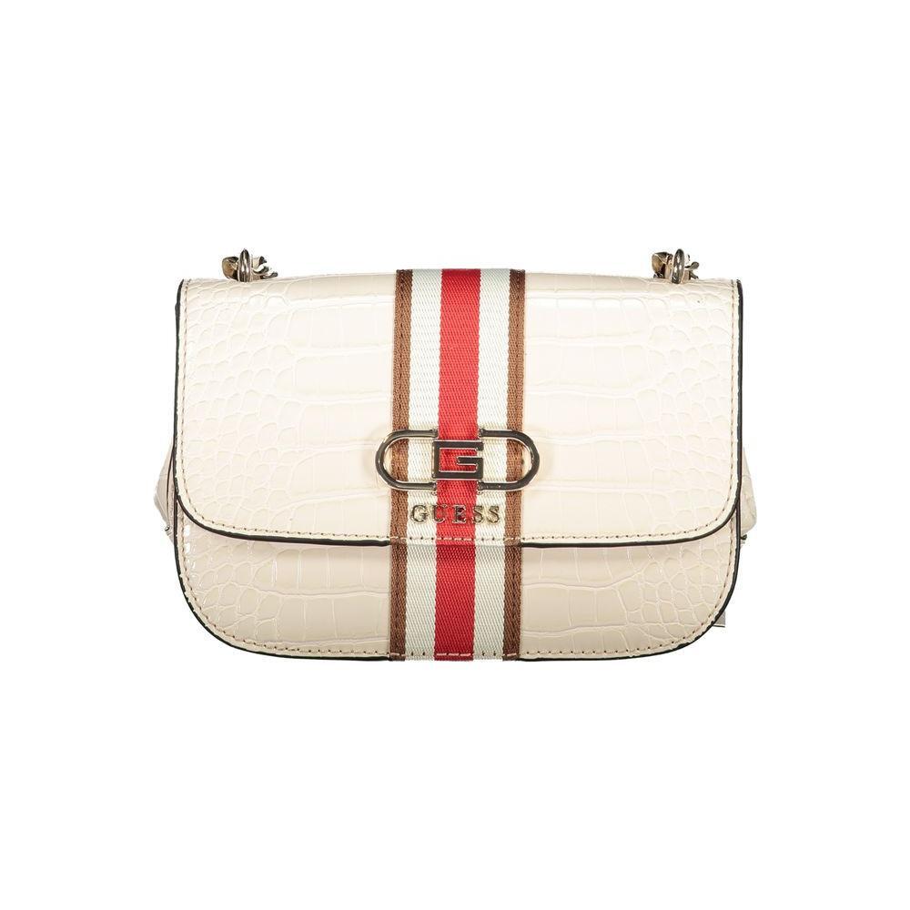 Guess Jeans Beige Polyethylene Handbag GU-30681