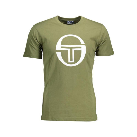 Sergio Tacchini Green Cotton Men T-Shirt SE-38093-L