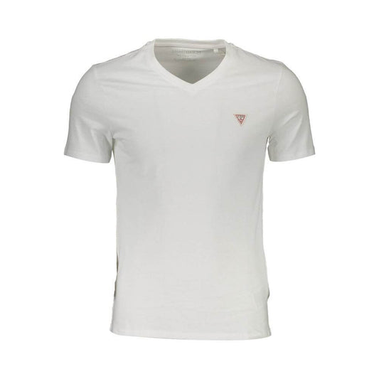 Guess Jeans White Organic Cotton Men T-Shirt
