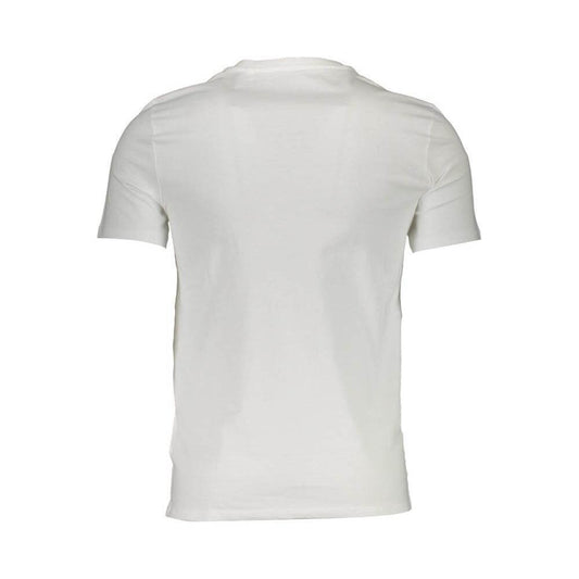 Guess Jeans White Organic Cotton Men T-Shirt