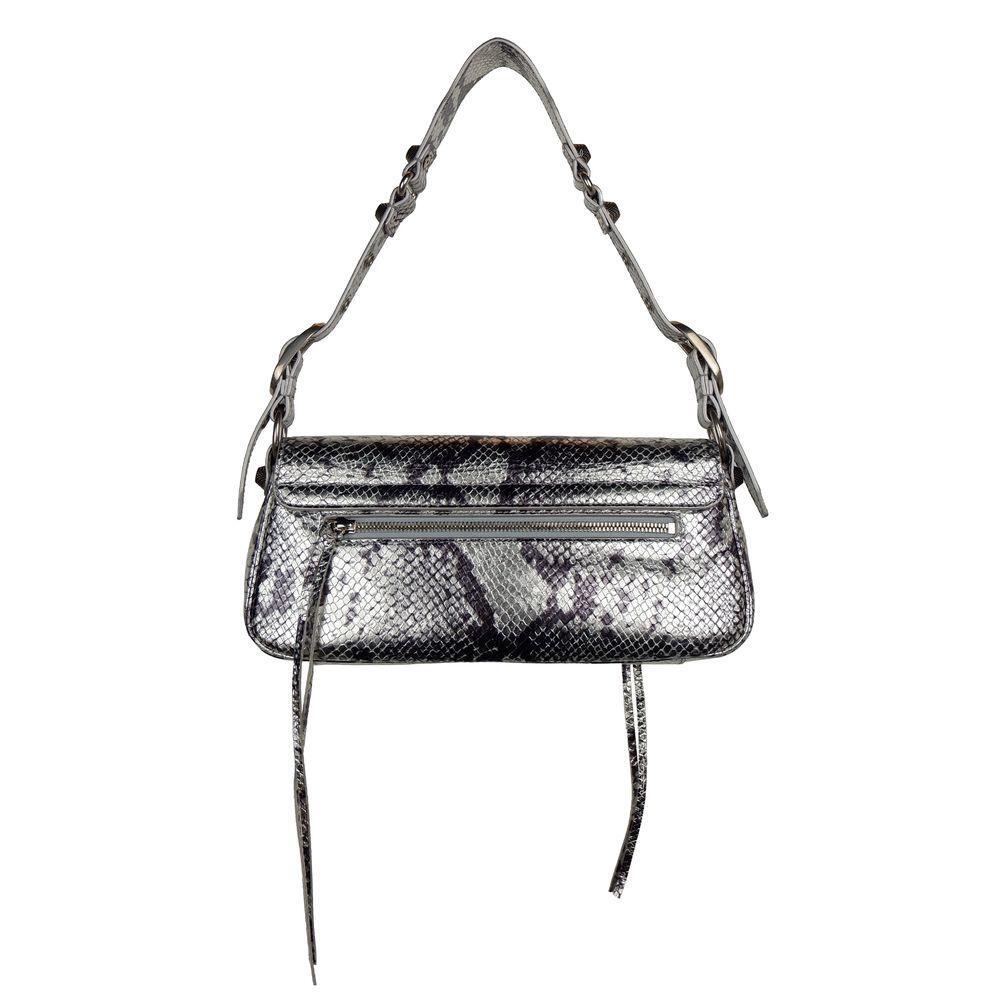 Front view with bag zipped and handles upright.