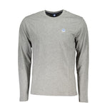 North Sails Brown Cotton Men T-Shirt NO-23365-XXL