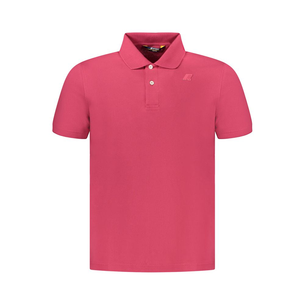 K-WAY Pink Cotton Polo Shirt