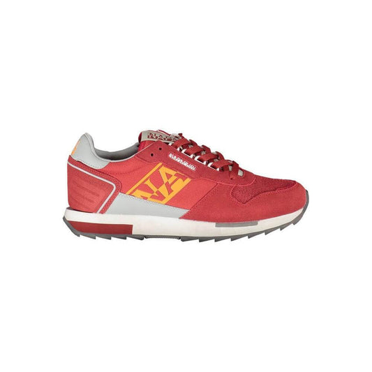Napapijri Red Leather Men Sneaker