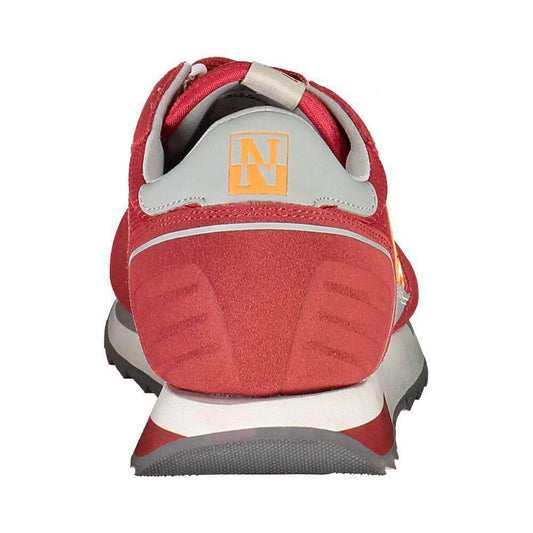 Napapijri Red Leather Men Sneaker