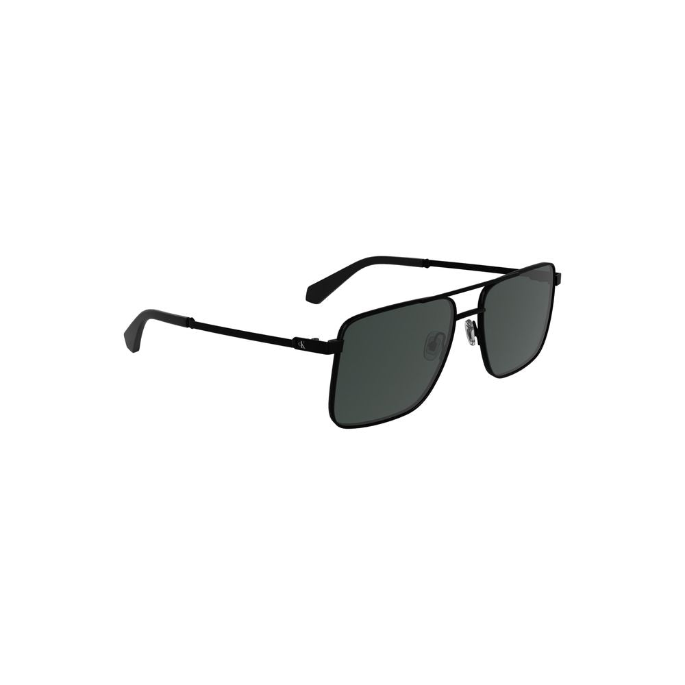 Calvin Klein Black Metal Men Sunglass