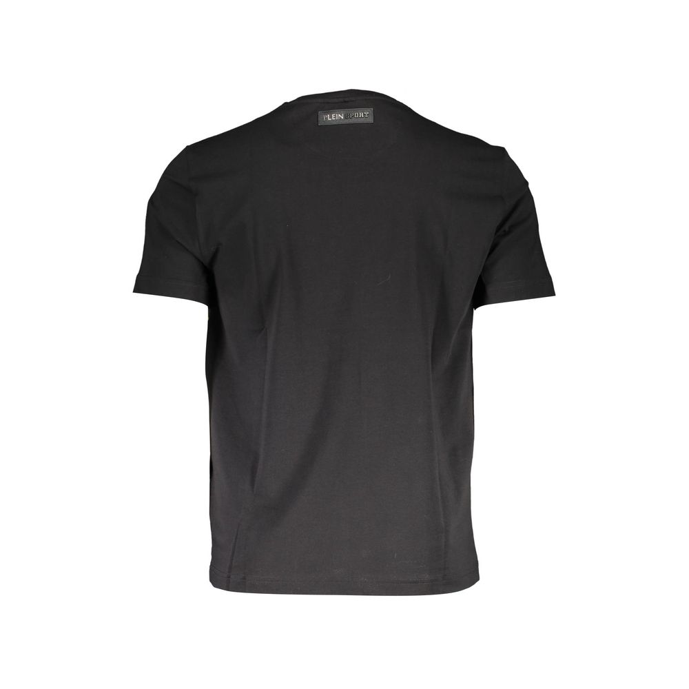 Plein Sport Black Cotton T-Shirt