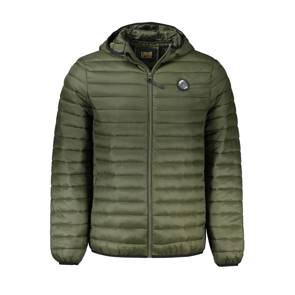 Cavalli Class Green Polyamide Jackets & Coat