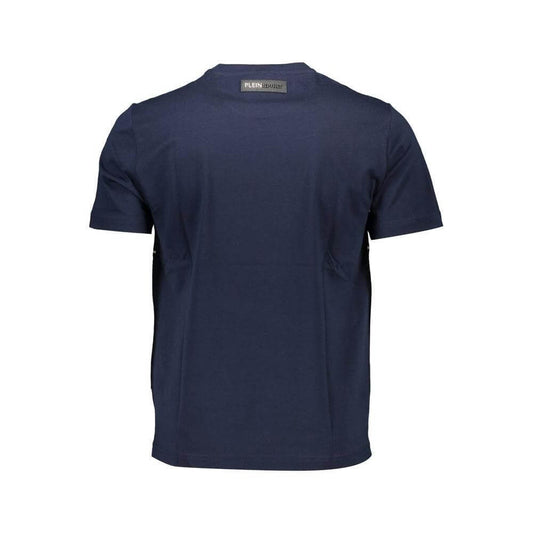 Plein Sport Blue Cotton Men T-Shirt PL-37277-S