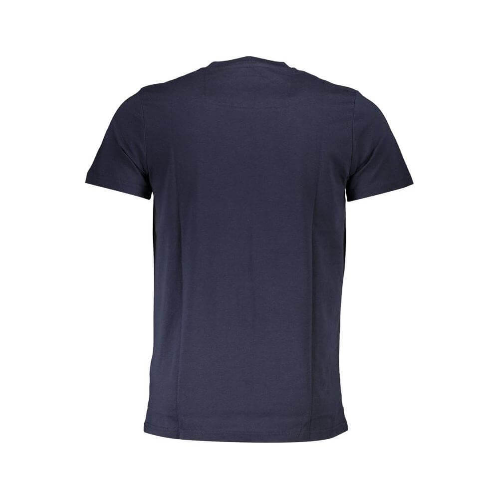 Cavalli Class Blue Cotton Men T-Shirt CA-37679-L
